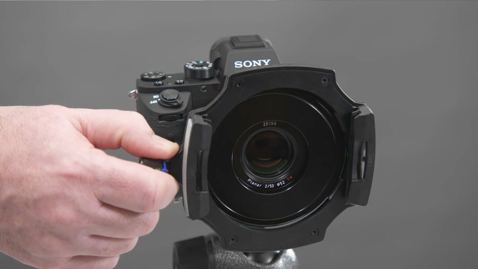 Joe Cornish applies the LEE100 system to a camera
