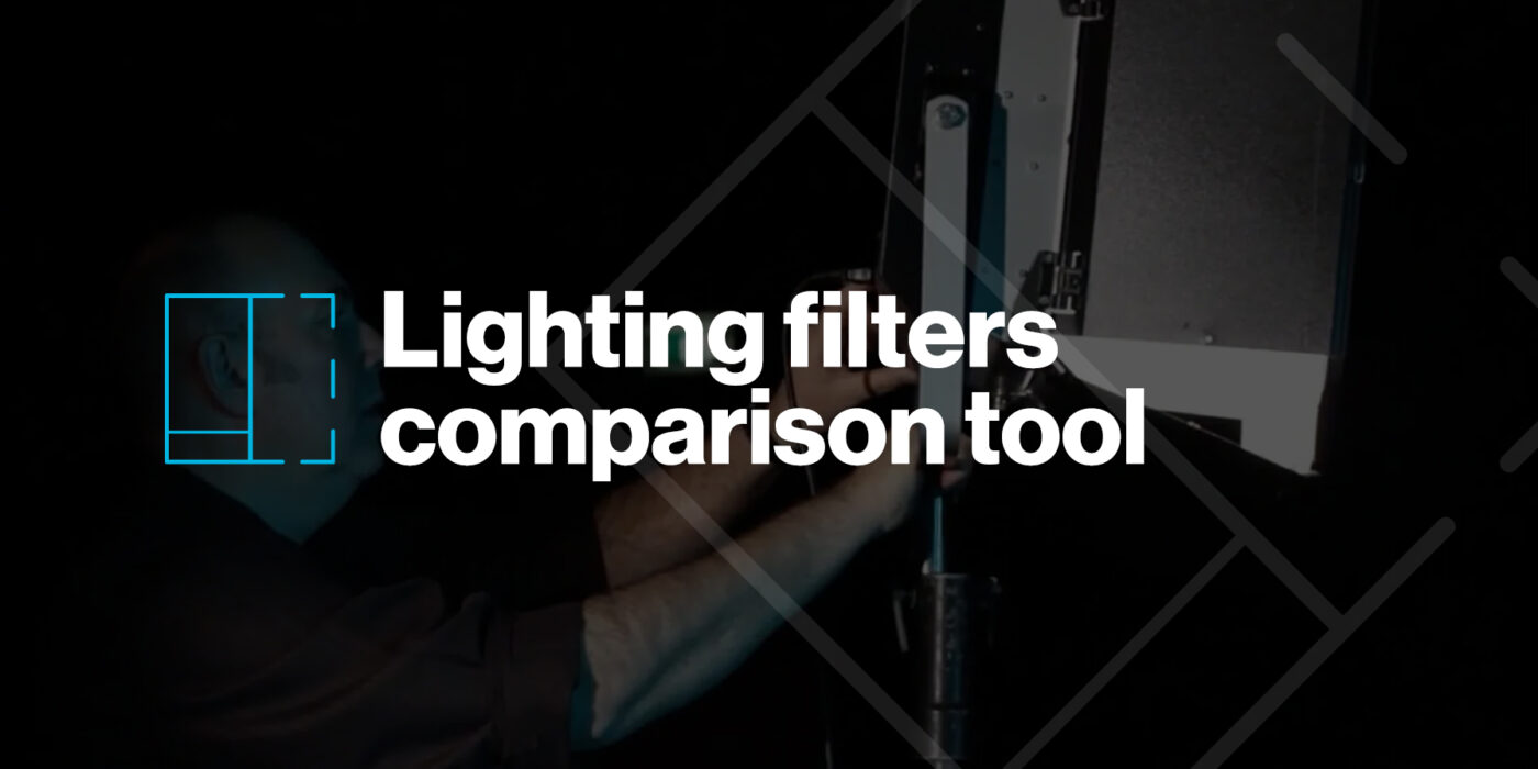 Lighting filters comparison tool